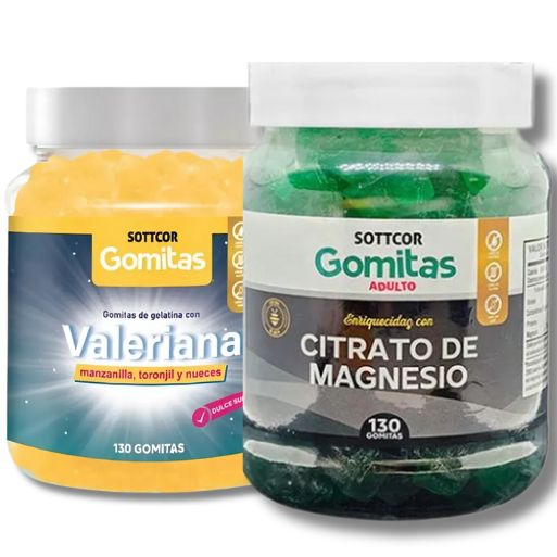 Gomitas Adulto Valeriana +Gomitas Citrato de Magnesio Adulto